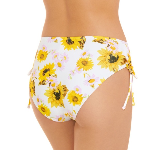 Floral High Waist Bikini Swimsuit Bottom Juniors - Picture 2 of 6